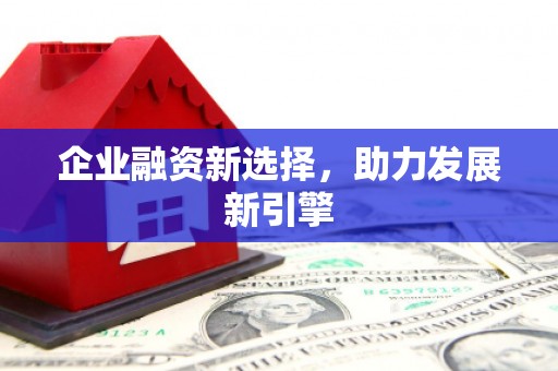 凤山企业融资新选择，助力发展新引擎