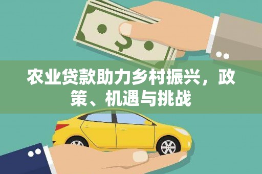 凤山农业贷款助力乡村振兴，政策、机遇与挑战