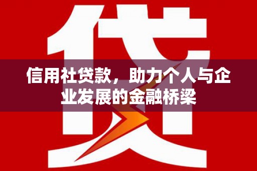 凤山信用社贷款，助力个人与企业发展的金融桥梁