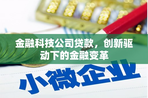 凤山金融科技公司贷款，创新驱动下的金融变革
