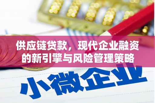 凤山供应链贷款，现代企业融资的新引擎与风险管理策略