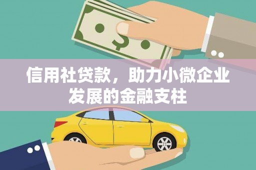 凤山信用社贷款，助力小微企业发展的金融支柱