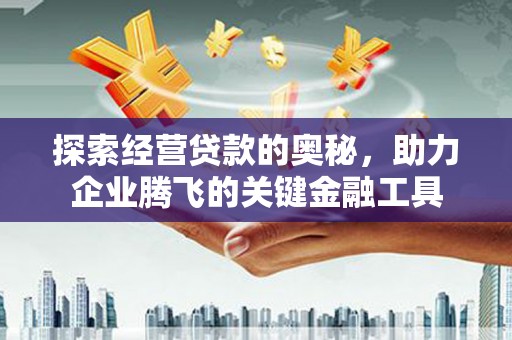 凤山探索经营贷款的奥秘，助力企业腾飞的关键金融工具