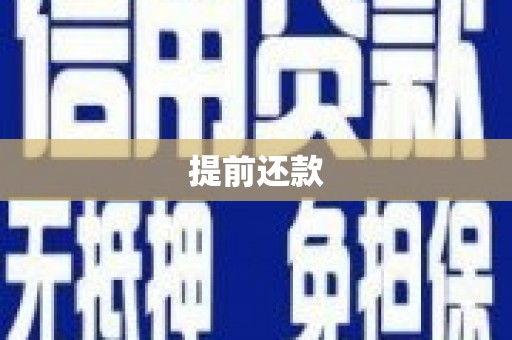 凤山提前还款