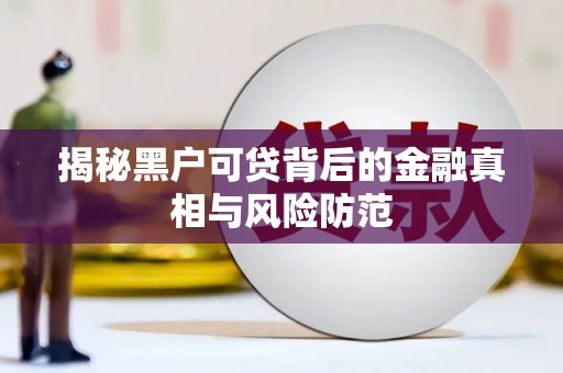 凤山揭秘黑户可贷背后的金融真相与风险防范