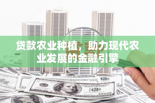 凤山贷款农业种植，助力现代农业发展的金融引擎