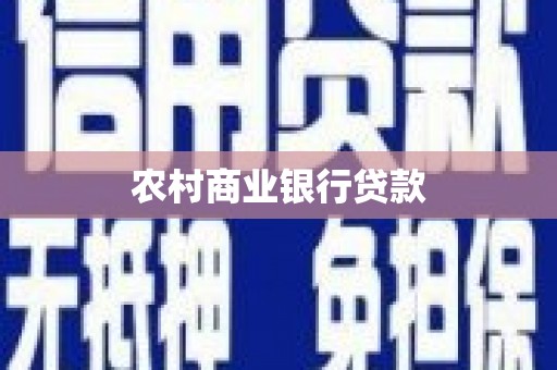 凤山农村商业银行贷款