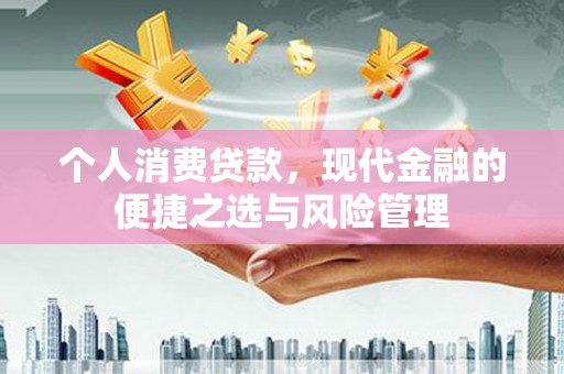 凤山个人消费贷款，现代金融的便捷之选与风险管理