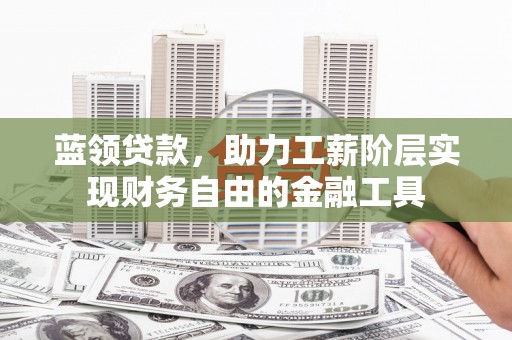 凤山蓝领贷款，助力工薪阶层实现财务自由的金融工具