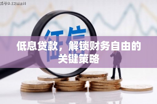凤山低息贷款，解锁财务自由的关键策略