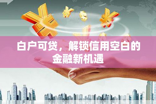 凤山白户可贷，解锁信用空白的金融新机遇