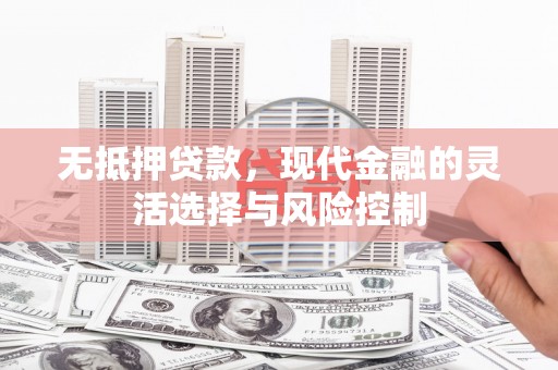 凤山无抵押贷款，现代金融的灵活选择与风险控制