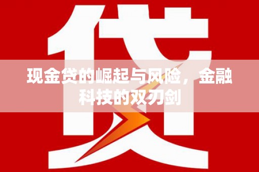 凤山现金贷的崛起与风险，金融科技的双刃剑