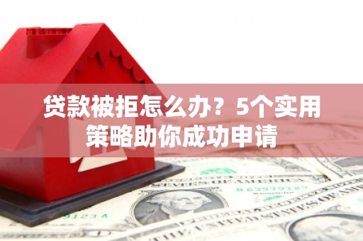 凤山贷款被拒怎么办？5个实用策略助你成功申请