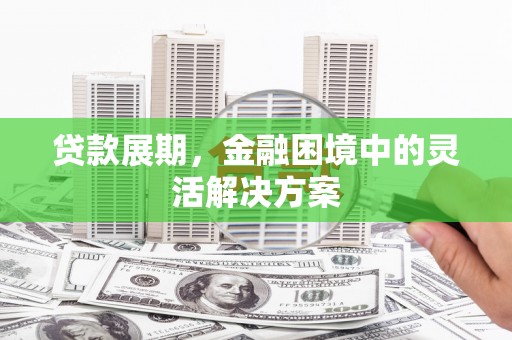 凤山贷款展期，金融困境中的灵活解决方案