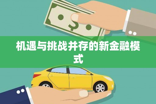 凤山机遇与挑战并存的新金融模式