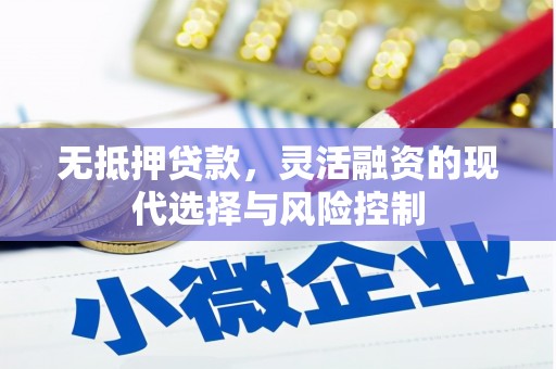 凤山无抵押贷款，灵活融资的现代选择与风险控制