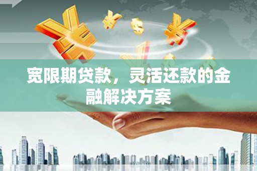 凤山宽限期贷款，灵活还款的金融解决方案