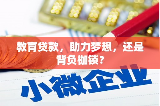 凤山教育贷款，助力梦想，还是背负枷锁？