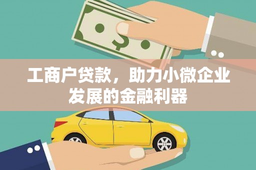 凤山工商户贷款，助力小微企业发展的金融利器