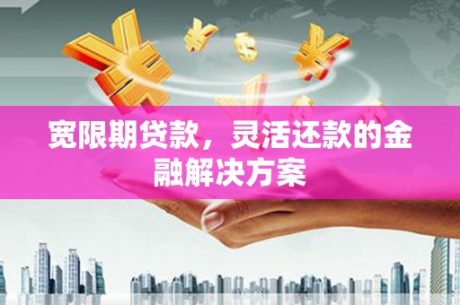 凤山宽限期贷款，灵活还款的金融解决方案