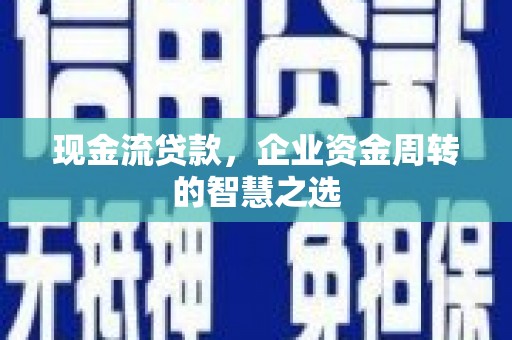 凤山现金流贷款，企业资金周转的智慧之选
