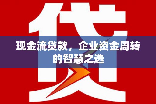 凤山现金流贷款，企业资金周转的智慧之选
