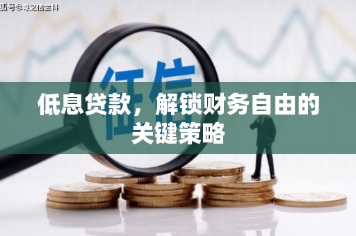 凤山低息贷款，解锁财务自由的关键策略