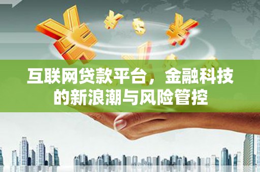 凤山互联网贷款平台，金融科技的新浪潮与风险管控
