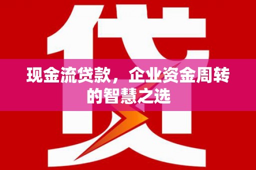 凤山现金流贷款，企业资金周转的智慧之选