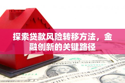 凤山探索贷款风险转移方法，金融创新的关键路径