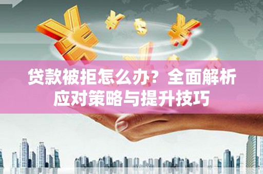 凤山贷款被拒怎么办？全面解析应对策略与提升技巧