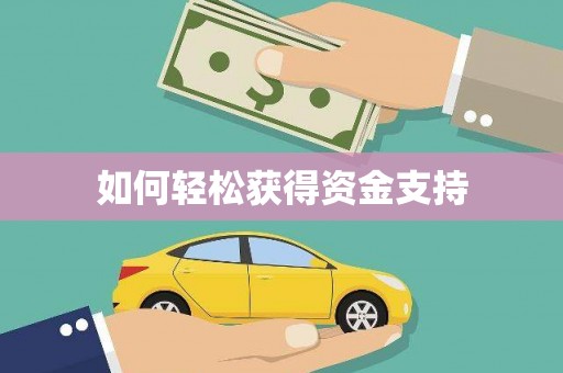 凤山如何轻松获得资金支持